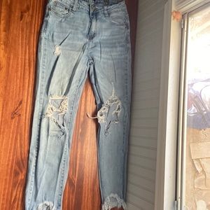 blue jeans size 9 in juniors.